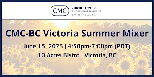 CMC-BC Victoria Summer Mixer primary image