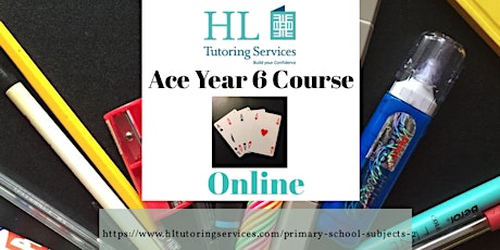 Summer Online Tues Ace Year 6  Course (Primary KS2) 6 x 1 hour lesson primary image