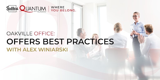 Offers Best Practices with Alex Winiarski primary image