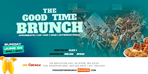 Imagen principal de The “GOOD TIME” Brunch & Day Party Sunday 6.4.23