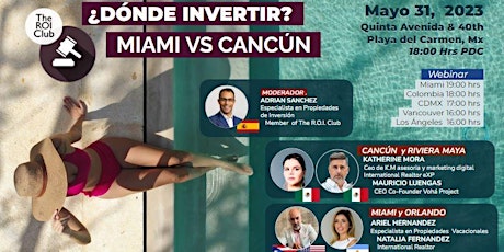 Imagen principal de ¿Dónde Invertir? Miami vs Cancún?