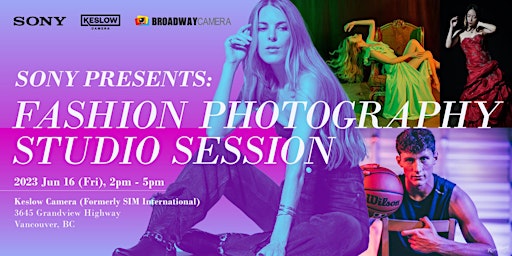 Sony Presents: Fashion Photography Studio Session primary image