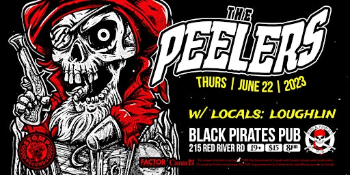 THE PEELERS w/ LOUGHLIN at BLACK PIRATES PUB primary image