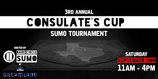 3rd Annual Consulate's Cup Sumo Tournament primary image