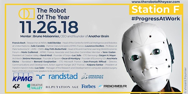 The Robot Of The Year - First Edition - Station F - Paris