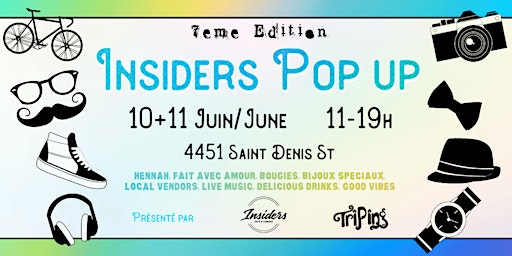 INSIDERS POP UP 7ème edition primary image