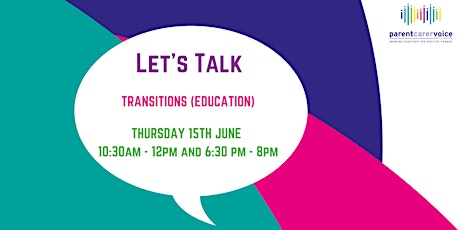 Let's Talk - Transitions (Education)