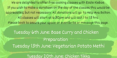 Adult Cooking Classes : Chicken Tikka Masala primary image
