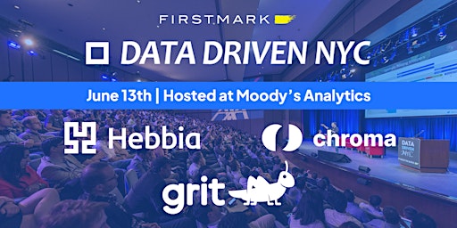 Data Driven NYC with Hebbia AI, Chroma, Grit, and Live Tech Demos primary image