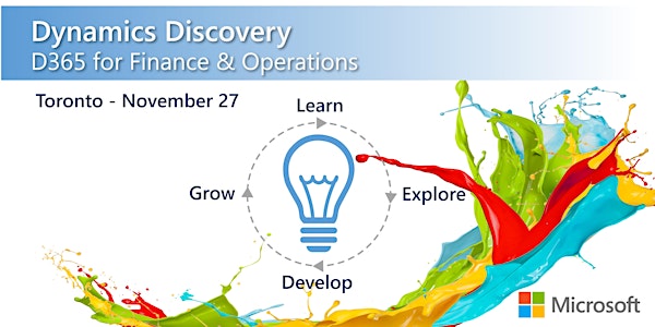 Dynamics Discovery Sessions: D365 for Finance and Operations - Toronto 