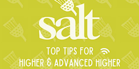 SALT TeachMeet: "Top tips for teaching Higher & Advanced Higher"
