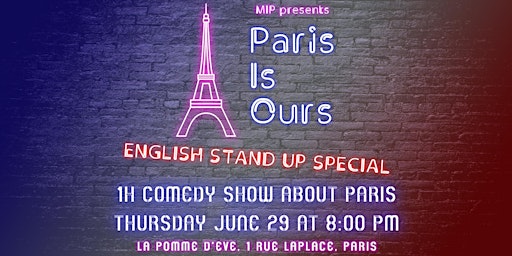 Imagen principal de English Comedy Show | Paris is Ours