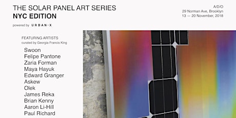 The Solar Panel Art Series NYC debut Exhibition | | Powered by URBAN-X primary image