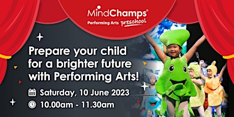 Discover how you can prepare your Child for the Performance of a Lifetime!