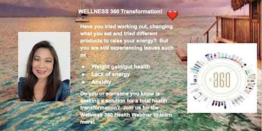Wellness 360 - learn how to transform your health from the inside out! primary image