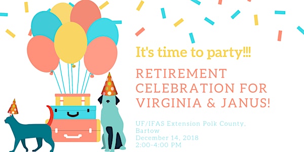 Retirement Celebration for Virginia Cox and Janus Morris