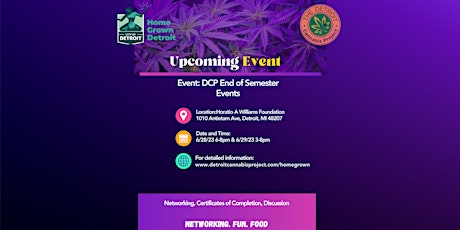 Detroit Cannabis Project Job and Resource Fair