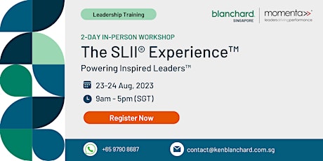 SLII - Leadership Training (In-Person Workshop)