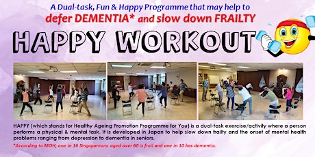 Primaire afbeelding van HAPPY Workout @ BF West Centre (Apr - Jun 2024)