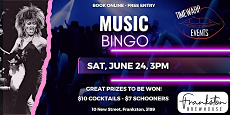 Music Bingo @ Frankston Brewhouse primary image