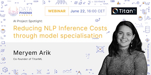 Webinar "Reducing NLP Inference costs through model specialisation" primary image