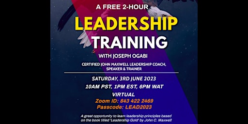 2-hour Leadership Training for Young and Aspiring Leaders primary image
