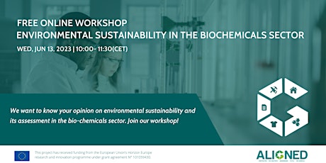 ALIGNED Bio-based Chemicals Sustainability Workshop