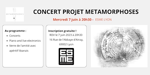 Concert projet metamorphoses