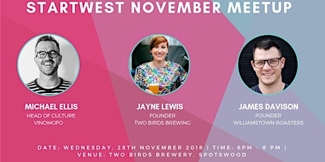 #StartWest November Meetup primary image