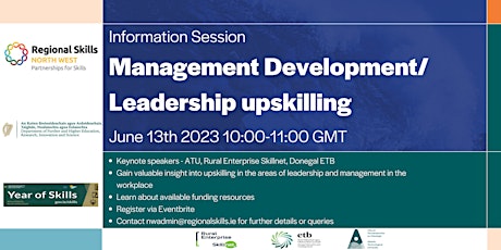 Management Development/Leadership upskilling Information Session