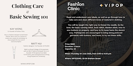 Clothing Care & Basic Sewing 101