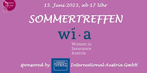 Women in Insurance  Austria Sommertreffen sponsored by Funk primary image