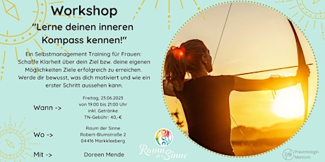 Lerne deinen inneren Kompass kennen! - Selbstmanagement-Workshop für Frauen