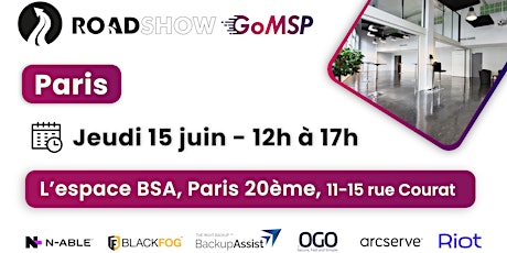 Roadshow GoMSP 2023 - Paris