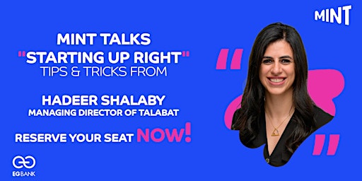 MINT Talks With Hadeer Shalaby primary image