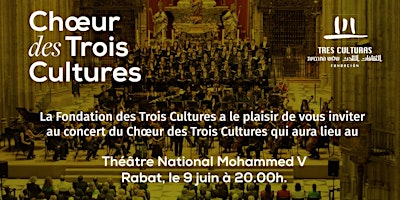 Imagem principal de Concert du Chœur des Trois Cultures au Théâtre National Mohammed V, Rabat