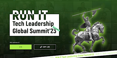 RUN IT Tech Leadership  Global Summit'23