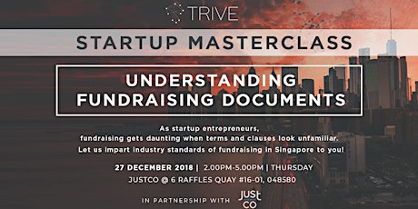 TRIVE - Understanding Fundraising Documents for Startup Entrepreneurs primary image