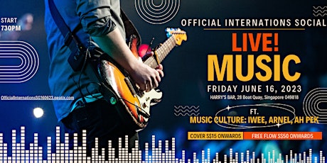 InterNations Singapore Official LIVE Music & Social @ BOAT QUAY Harry's