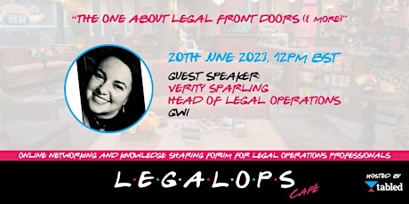 Legalops Café: The One About Legal Front Doors (& more) primary image