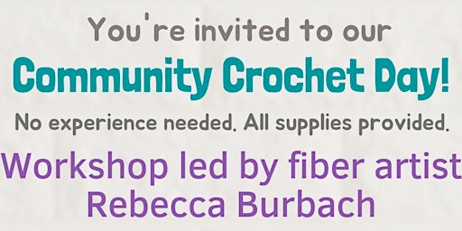 Imagem principal de Community Crochet Day!