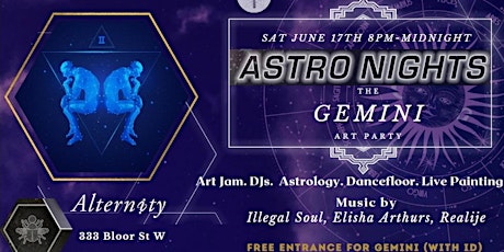 Astronights Visionary Paint Jam: Gemini Edition (Ft DJ Illegal Soul)