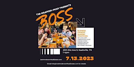 Business Owners Sharing Strategies (BOSS)Mastermind