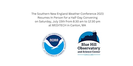 The Southern New England Weather Conference 1/2 Day Conference w/ Breakfast