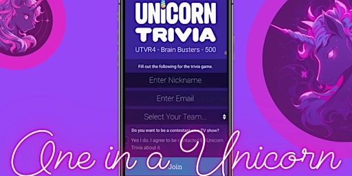Imagem principal do evento Unicorn Trivia Night