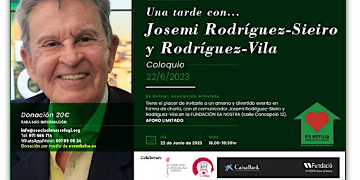 Imagen principal de Una tarde con Josemi Rodríguez - Sieiro y Rodríguez - Vila