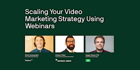 Breakfast Seminar: Scaling Your Video Marketing Strategy Using Webinars primary image