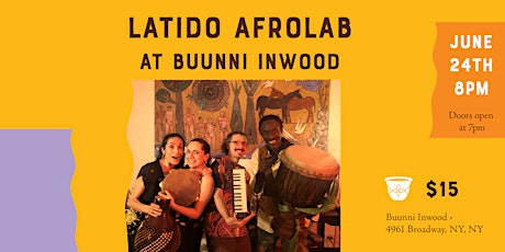 Latido Afrolab at Buunni Inwood