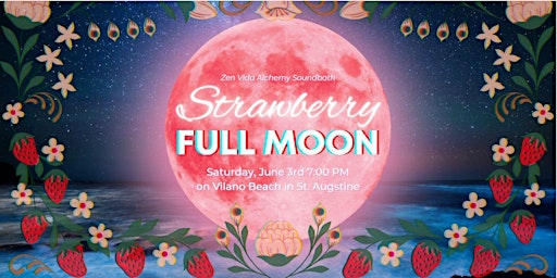 June Strawberry Full Moon Soundbath primary image