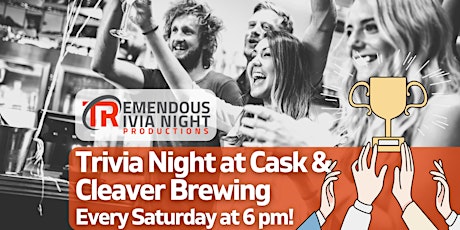 Saturday Night Trivia at Cask and Cleaver Brewing, 100 Mile House!
